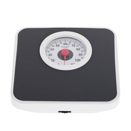 Adler | Mekanisk badevægt | AD 8178 | Maksimal vægt (kapacitet) 120 kg | Nøjagtighed 1000 g | Sort