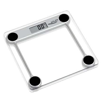 Vågar Adler | Maxvikt (kapacitet) 150 kg | Noggrannhet 100 g | Glas