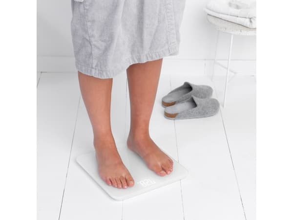 Brabantia 8710755280146, Elektronisk personvåg, 180 kg, 100 g, kg,lb, Rektangel, Vit