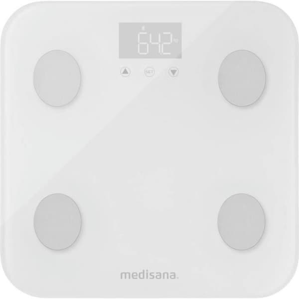 Kroppsanalyspenda - MEDISANA - BS 600 - Bluetooth - 150 kg - Vit