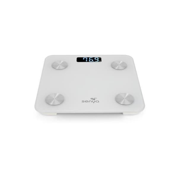 Vit impedansmätare skala - SENYA - Smart Body - Daglig övervakning - 13 indikatorer - Bluetooth