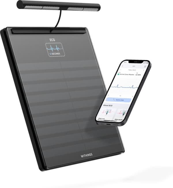 Withings Body Scan smarta vågar, svart