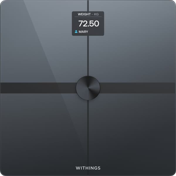 Withings Body Smart Black kropsanalysevægt med wifi-forbindelse