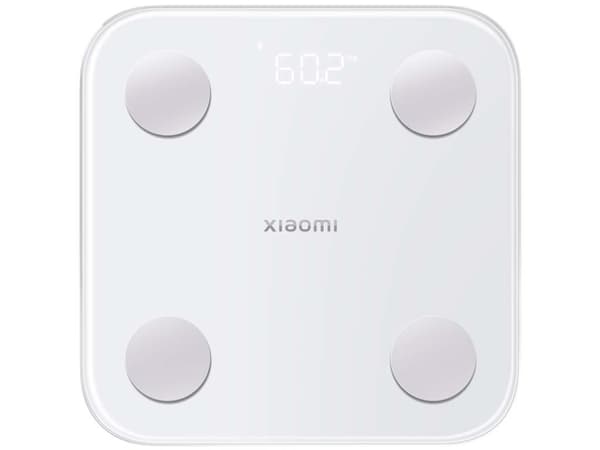 Xiaomi S400, Elektroninen henkilövaaka, 150 kg, 100 g, Valkoinen, kg, lb, Neliö