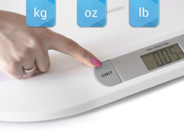 Elektronisk babyvægt BW-141 hvid