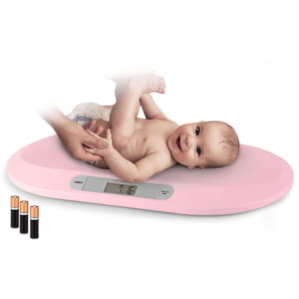 Elektronisk babyvåg BW-144 rosa