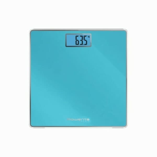 Digital Badrumsvåg Rowenta BS1503V0 3" Turkos Härdat glas 160 kg Batterier x 2