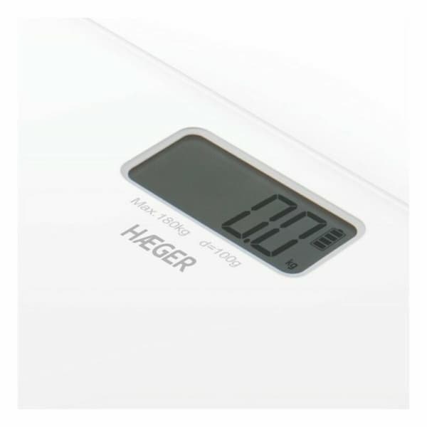 Digital badevægt Haeger BS-DIG.011A Hvid 180 kg