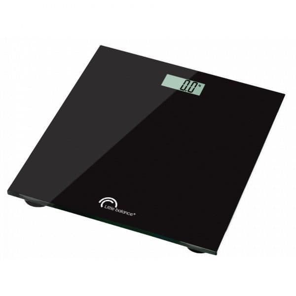 Elektronisk personvåg LITTLE BALANCE 160 Kg Svart - Gradering 100 g - Plattform 29 x 28 cm - 73 mm LCD-skärm