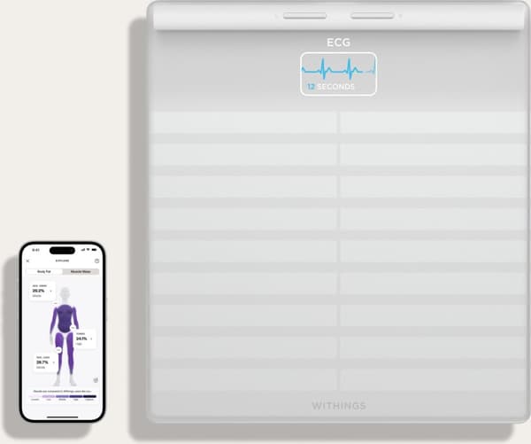 Withings Body Scan smartvekt, hvit