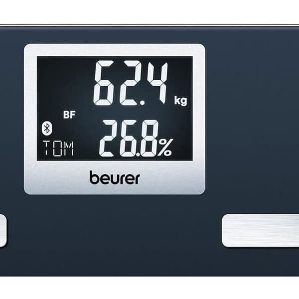 BEURER BF 700 BT Bluetooth-ansluten kroppsimpedansskala - Beräknar BMI, muskelfrekvens och benmassa