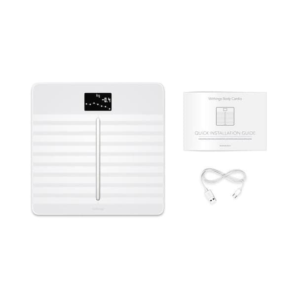 Personlig våg WiFi ansluten våg Body Cardio White - Analys av kroppens sammansättning, fleranvändare