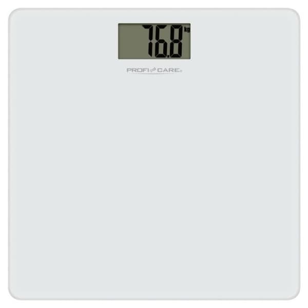 Elektronisk personvåg med proficare LCD-display Vit PC-PW3122-Vit