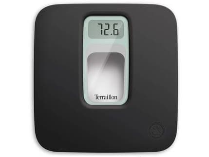 Terraillon 15244, Elektronisk personvekt, 160 kg, 100 g, Sort, kg, firkant