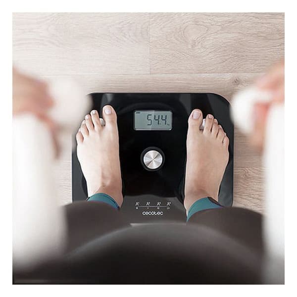 Digitaalinen henkilövaaka Cecotec 425 LCD 180 kg Musta Karaistu lasi 180 kg