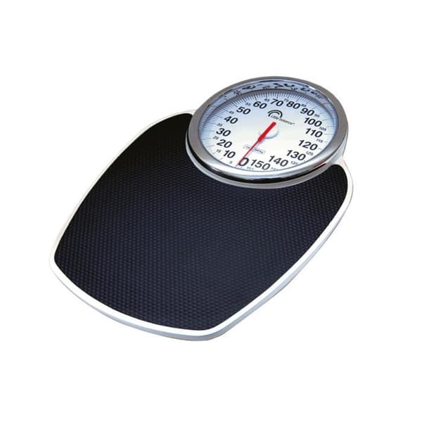 Personvåg - LITTLE BALANCE - 8135 - PRO M 160 - Mekanisk våg - 160 kg / 1 kg - Svart / Silver