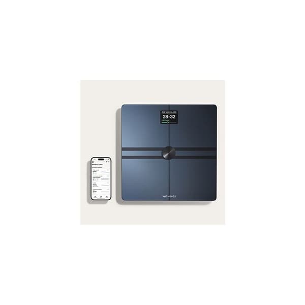 Ansluten våg - Withings - Body Comp - Svart - Viktmätning - Hjärtfrekvens - BMI