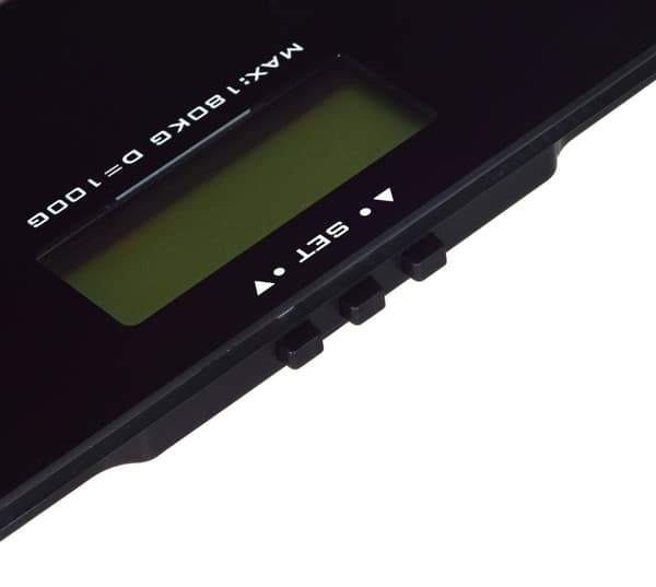 Esperanza EBS018K personvåg Elektronisk personvåg Rektangel Svart