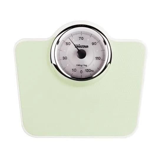 Tristar WG-2428 badrumsvåg - 136 kg - Vintage design - Vit