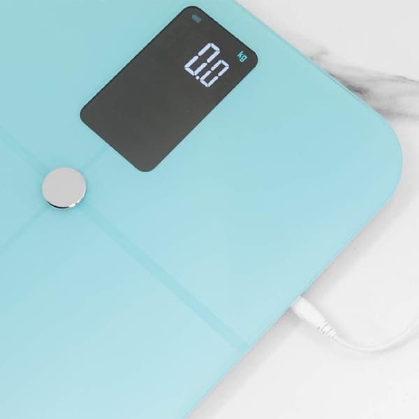 Cecotec Smart Body Scale Surface Precision 10400 Smart Healthy Vision Blue. Bioimpedansmätning, Stor skärm, Upp