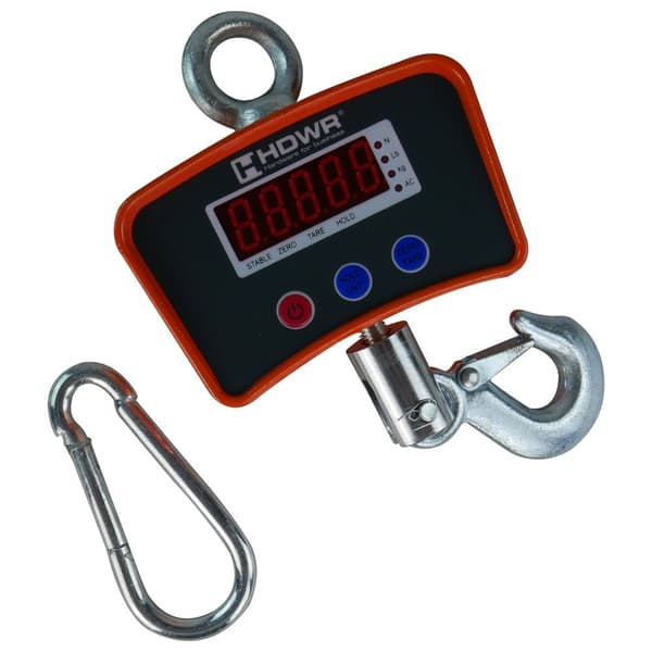 Elektronisk våg 500 kg, krok, upphängd, lagervåg PRO H500