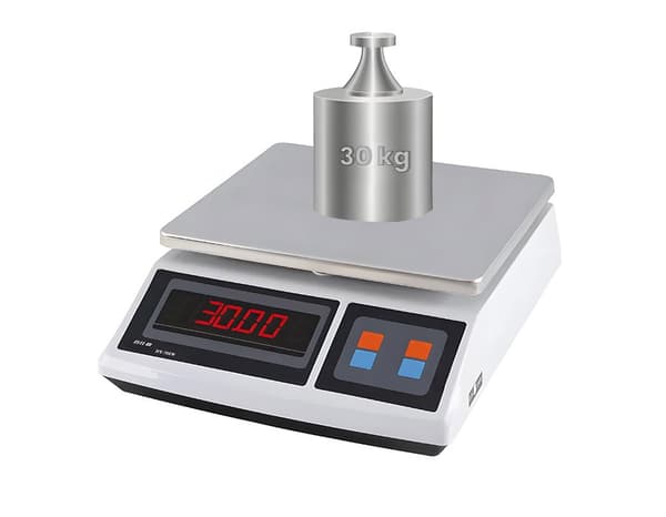 Butiksvåg med display, upp till 30 kg, tarafunktion, automatisk avstängning HDWR scalePRO-S30