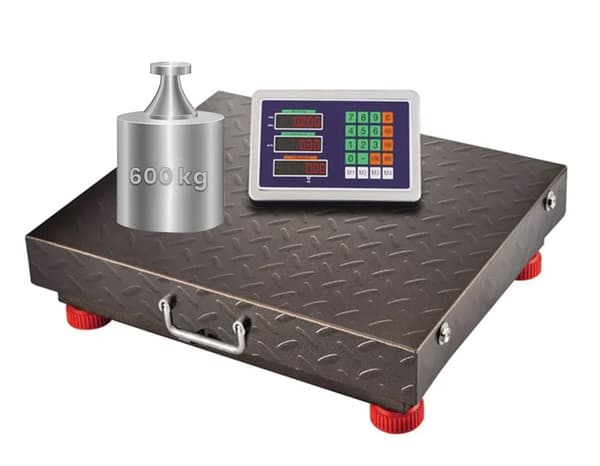 Alustavaaka, 600 kg, langaton, metallitaso, taaravaaka HDWR weightPRO-W600