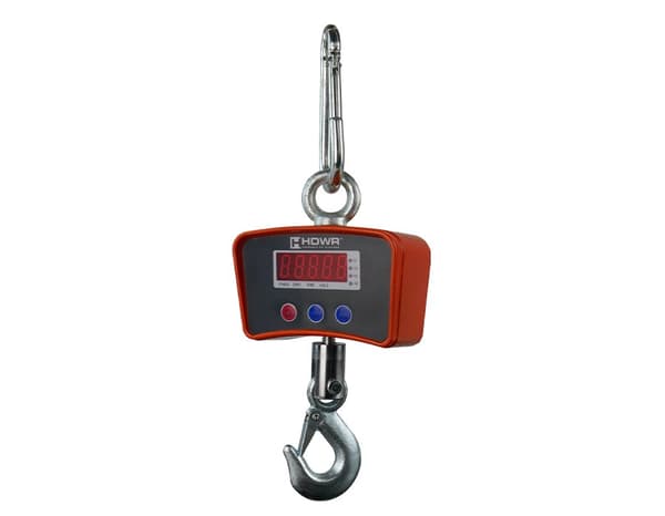 Elektroninen koukkuvaaka 1t 1000 kg, koukkuvaaka, teollisuusvaaka, painonäytöllä PRO H1000