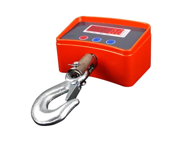 Elektroninen koukkuvaaka 1t 1000 kg, koukkuvaaka, teollisuusvaaka, painonäytöllä PRO H1000