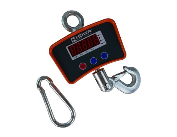 Elektroninen koukkuvaaka 1t 1000 kg, koukkuvaaka, teollisuusvaaka, painonäytöllä PRO H1000