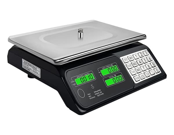 Butiksvægt op til 30 kg, LCD-skærme, HDWR scalePRO-S30A