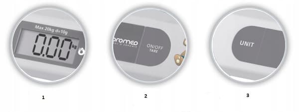 Oromed ORO-BABY SCALE våg för barn och bebisar