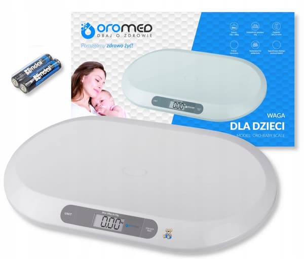 Oromed ORO-BABY SCALE våg för barn och bebisar