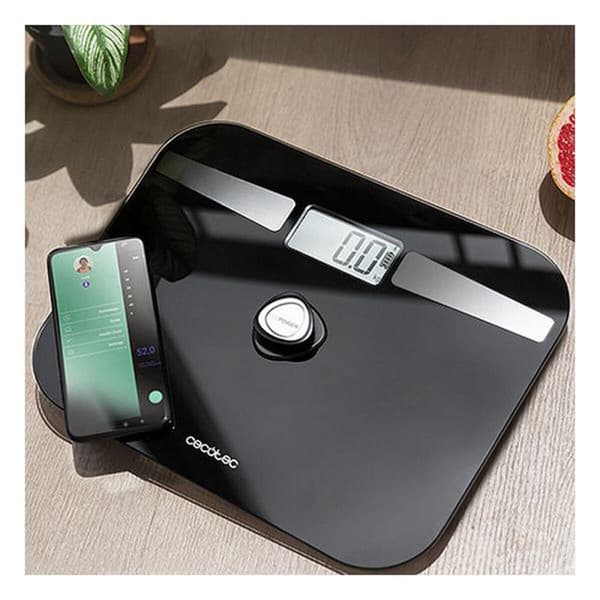 Digital Badrumsvåg Cecotec SURFACE PRECISION 10200 SMART HEALTHY LCD Bluetooth 180 kg Svart Härdat glas 180 kg
