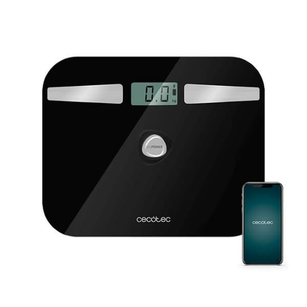 Digital Badrumsvåg Cecotec SURFACE PRECISION 10200 SMART HEALTHY LCD Bluetooth 180 kg Svart Härdat glas 180 kg