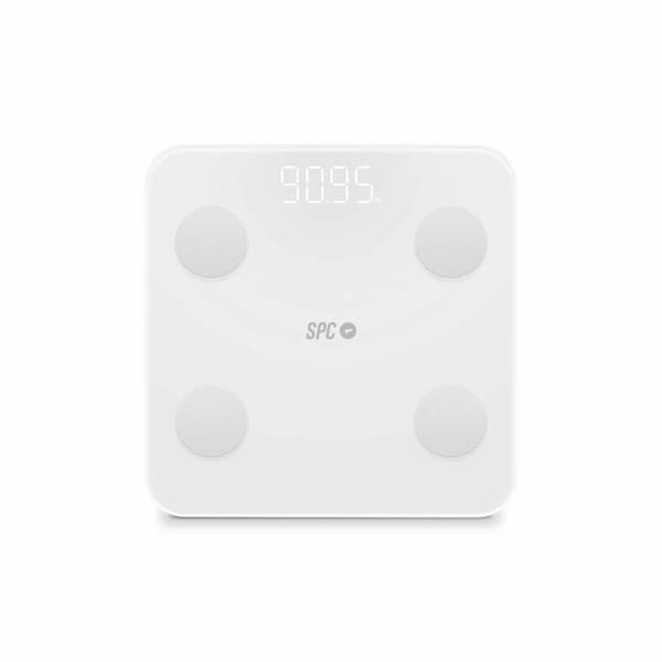 Digital badevægt SPC ATENEA FIT 3 Hvid Hærdet glas 180 kg 150 kg 1,5 Kg