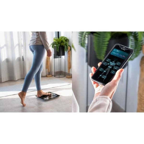 Digital Bathroom Scale - CECOTEC - Smart Healthy - Bluetooth - 10 Hälsoparametrar - 310x310 mm
