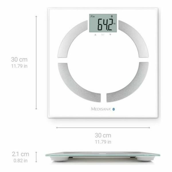 Digital badevægt Medisana MED 40444 Hvid 180 kg