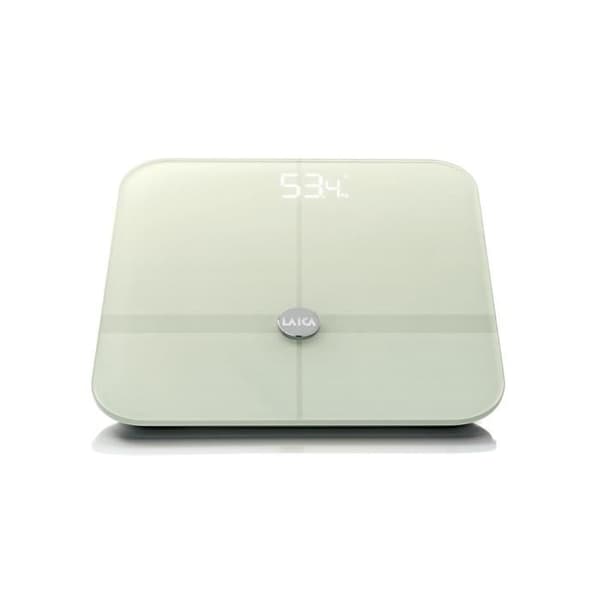 Laica PS7020, elektronisk personvåg, 180 kg, 100 g, kg/lb, fyrkantig, transparent