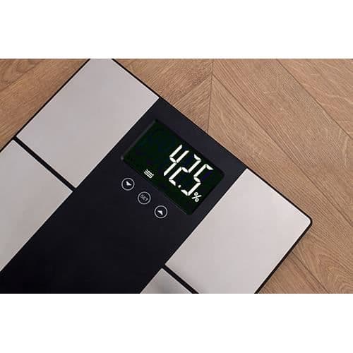 Badrumsvåg med analysator - 225KG Adler AD 8165