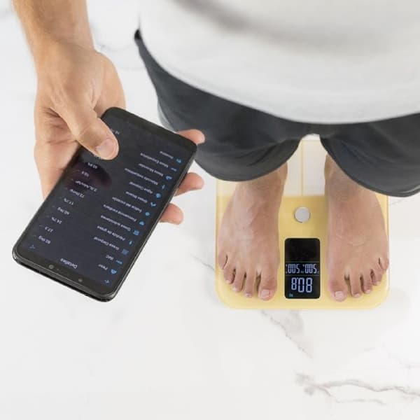 Cecotec Personvåg med app Surface Precision 10400 Smart Healthy Vision Gul
