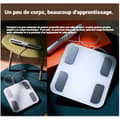 Miniatyrbild 4 av 4: INN Intelligent Elektronisk Balans 30x30cm 8 elektroder Fett/Muskel Analys HD Skärm Härdat Glas Max Belastning 180kg Personvåg