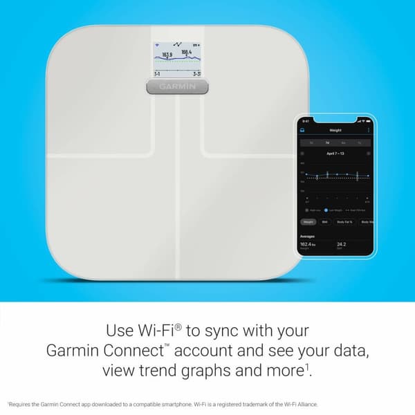Bluetooth digitalvåg GARMIN Index S2