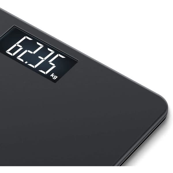 Beurer PS 240 personvåg - Gummerad platta - Upplyst svart skärm - Kapacitet 180 kg - Gradering 50 g