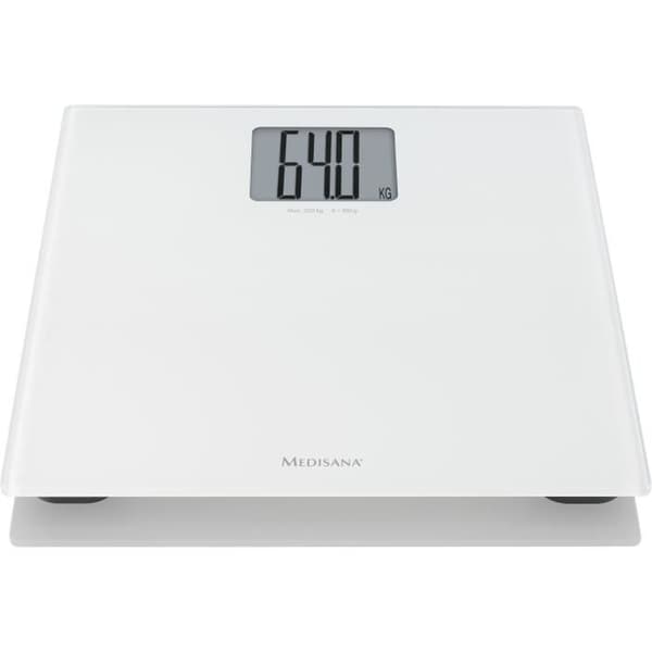 XL Medisana PS 470 Vit Personvåg - Maximal belastning 250 kg - Stor skärm - Automatisk avstängning