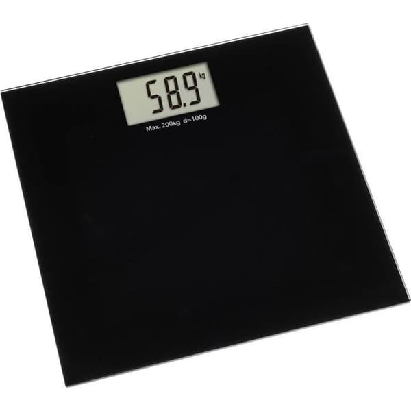 TFA Dostmann Step Plus 50.1015.01 digital personlig våg - Svart - Viktområde 200 kg - Gradering 100 g
