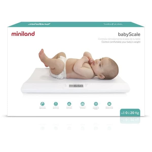 MINILAND - Ansikte mot handtag babyvåg, Babyscale