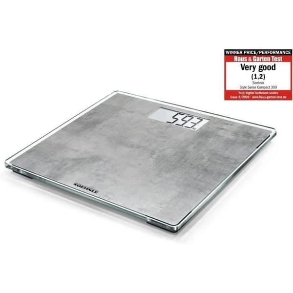 Personvåg 180kg/100gr Style Sense Compact 300 betong