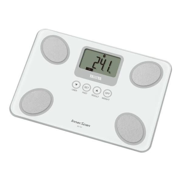 TANITA BC731WH36 Badrumsvåg - Glasdesign - Vit