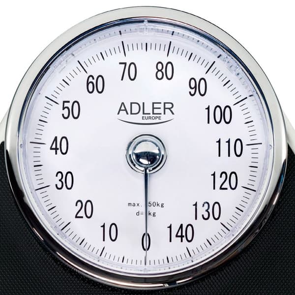 Mechanisk Personvåg - ADLER - AD8177 - 150kg - Halkfri - Batterifri